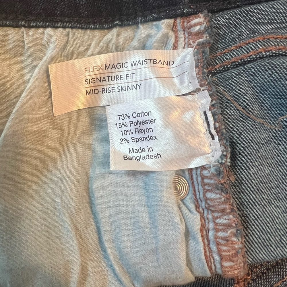 NWT Lane Bryant Signature Fit Skinny Jean - Rinse Dark
Wash 22L - Picture 5 of 11